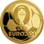 0,5g Gold UEFA Euro 2024 Emblem (Auflage: 9.999 | Polierte Platte)