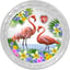 1 Unze Silber Flamingo Liebe ist kostbar 2021 PP (Auflage: 3.000 | Polierte Platte)