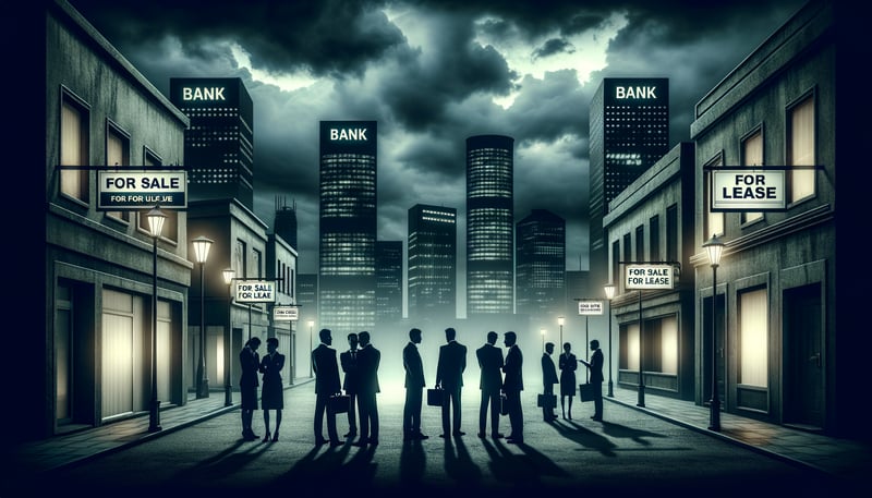 Anleger in Alarmbereitschaft: Gewerbeimmobilienmarkt und Banken unter Druck