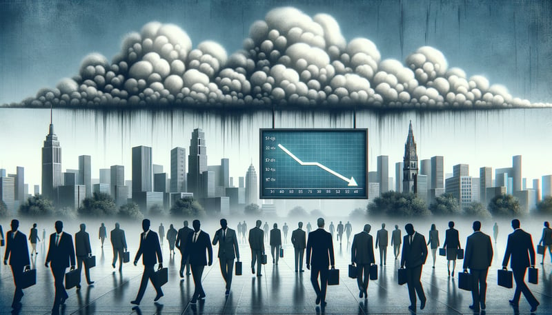 Arbeitsmarktprognose: Dunkle Wolken am Wirtschaftshimmel