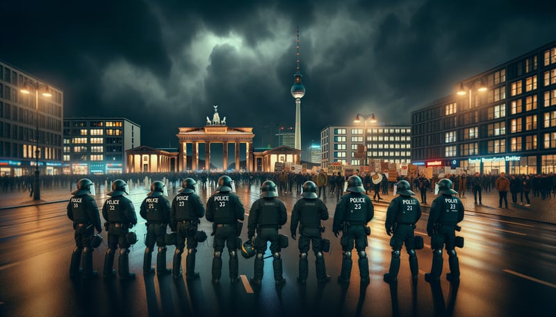 Berliner Polizei fahndet nach pro-palästinensischer Demonstrantin