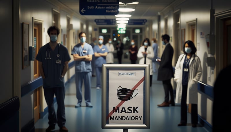 Britische Krankenhäuser heben Maskenpflicht nach Beschwerden auf