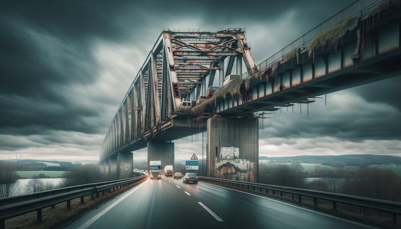 Dutzende Autobahnbrücken in Deutschland in bedenklichem Zustand