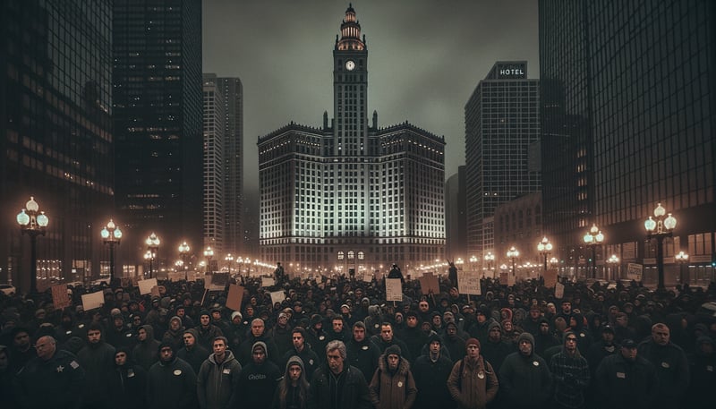 Linke Aktivisten mobilisieren Anti-Trump Proteste in Chicago