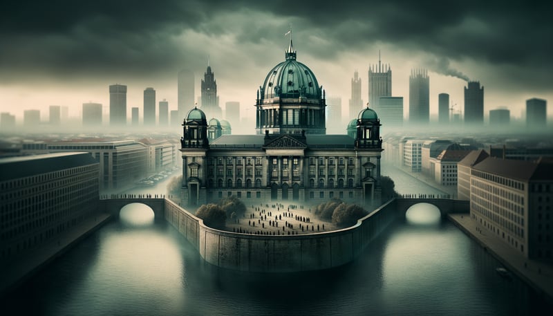Symbol der Abschottung: Der geplante Burggraben am Reichstag