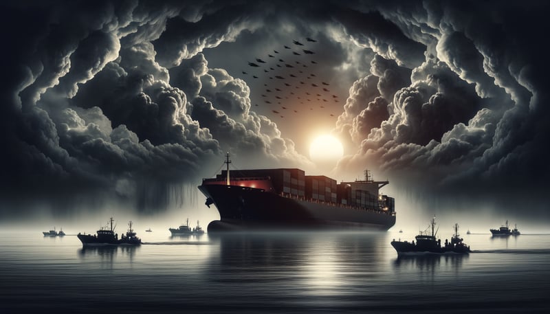 Welthandel unter Beschuss: Frachtverkehr im Roten Meer nach Huthi-Angriffen stark beeinträchtigt